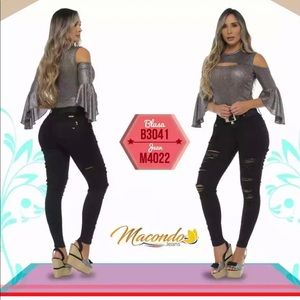 🇨🇴MACONDO Jeans, Colombian Butt Lifter Ripper Style Skinny Jean